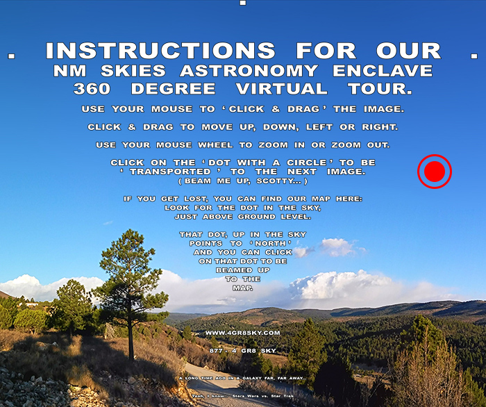 VR-Tour  NM  SKIES  ASTRONOMY  ENCLAVE